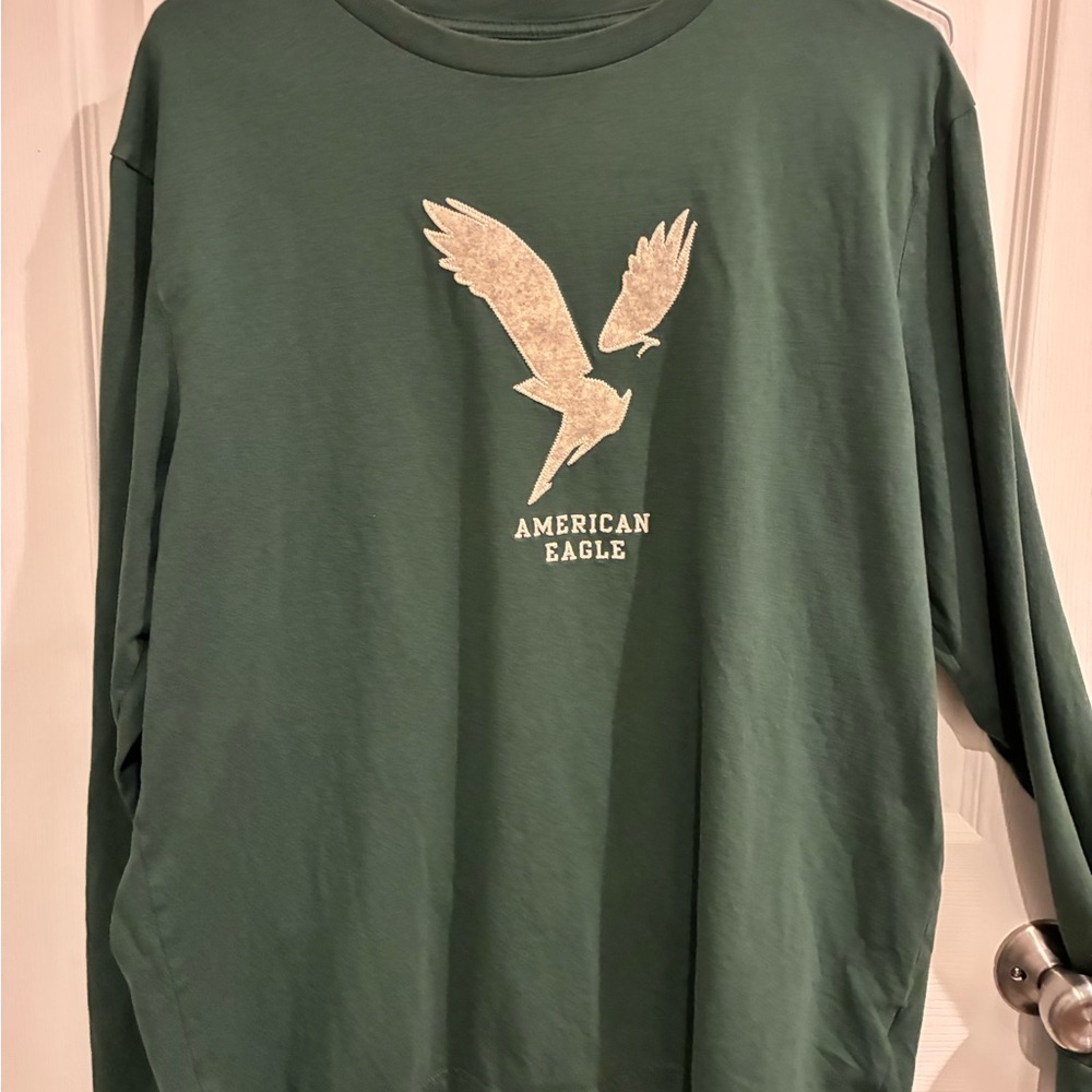 American Eagle Outfitters Forest Green Tee